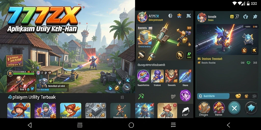 Tampilan screenshot utama dari aplikasi Utility 777ZX yang menampilkan berbagai fitur.