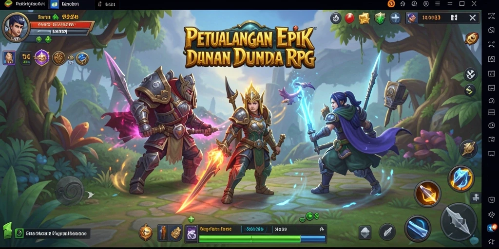 Gameplay RPG yang menarik dan imersif di 9939.