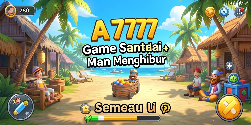 Tangkapan layar utama A7777 menampilkan aksi gameplay yang seru dan interaktif.