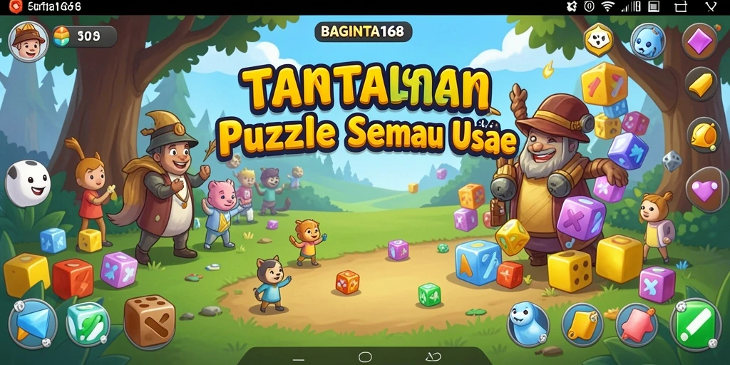 Tampilan gameplay utama BAGINTA168 yang menantang dan menyenangkan.