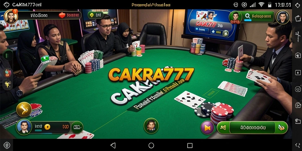 Tampilan gamplay poker seru di CAKRA777.