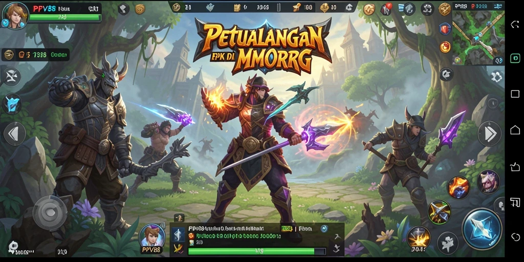 Tampilan aksi seru dalam PPV88 yang menggambarkan pertarungan multiplayer.