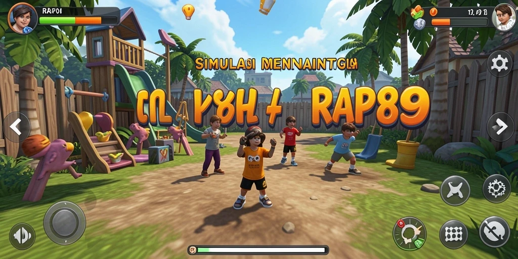 Tampilan gameplay RAP89 yang menonjolkan aksi simulasi yang menantang.