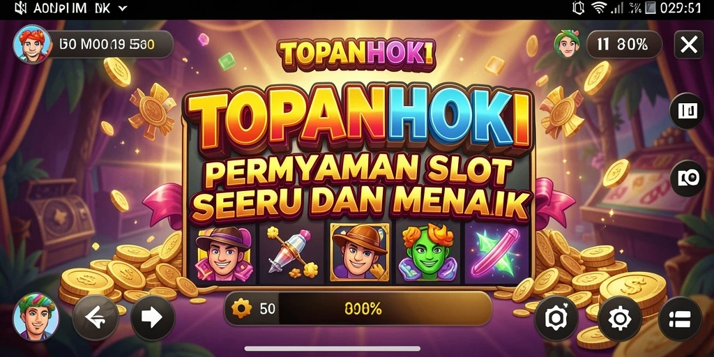 Tampilan gameplay Slot yang menarik di TOPANHOKI.