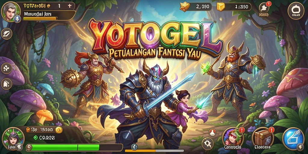 Screenshot menampilkan aksi pertempuran epik dalam YOTOGEL.